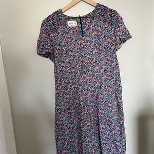 Vintage Floral Jumpsuit